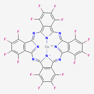 Copper(II) 1,2,3,4,8,9,10,11,15,16,17,18,22,23,24,25-hexadecafluoro-29H,31H-phthalocyanine S1797699