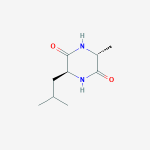 (3R,6S)-3-Methyl-6-(2-methylpropyl)piperazine-2,5-...