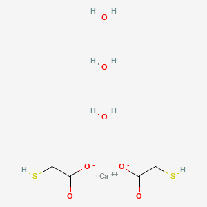 Acetic acid, mercapto-, calcium salt (1:1), trihyd...