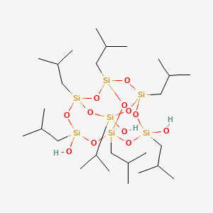 1,3,5,7,9,11,14-Heptaisobutyltricyclo[7.3.3.15,11]heptasiloxane-endo-3,7,14-triol S1898381
