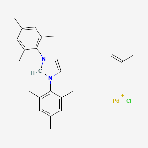 Allylchloro[1,3-bis(2,4,6-trimethylphenyl)imidazol-2-ylidene]palladium(II) S1903633