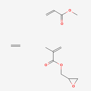 2-Propenoic acid, 2-methyl-, oxiranylmethyl ester, polymer with ethene and methyl 2-propenoate S1909837