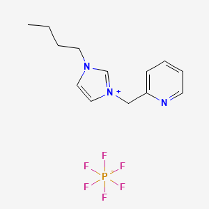 1-Butyl-3-[(pyridin-2-yl)methyl]-1H-imidazol-3-ium hexafluorophosphate S1939070