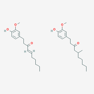 (E)-1-(4-hydroxy-3-methoxyphenyl)dec-4-en-3-one;1-...