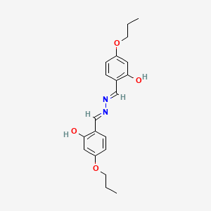 6,6'-((1E,1'E)-hydrazine-1,2-diylidenebis(methanylylidene))bis(3-propoxyphenol)