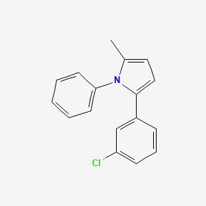 2-(3-Chlorophenyl)-5-methyl-1-phenyl-1H-pyrrole