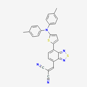 2-((7-(5-(Dip-tolylamino)thiophen-2-yl)benzo[c][1,2,5]thiadiazol-4-yl)methylene)malononitrile S2725370