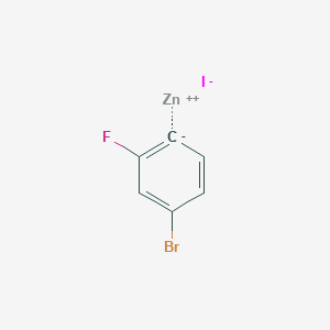 4-Bromo-2-fluorophenylzinc iodide S2738765