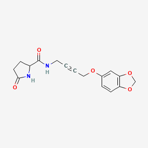 N-(4-(benzo[d][1,3]dioxol-5-yloxy)but-2-yn-1-yl)-5-oxopyrrolidine-2 ...