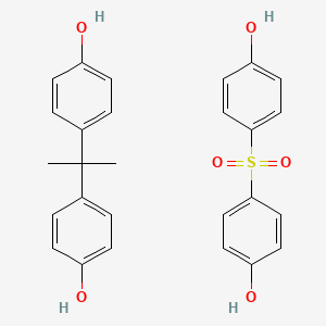 4-[2-(4-Hydroxyphenyl)propan-2-yl]phenol;4-(4-hydroxyphenyl)sulfonylphenol S3356466