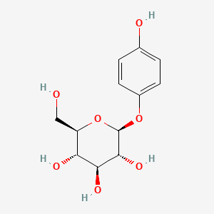 2-Hydroxymethyl-6-(4-hydroxy-phenoxy)-tetrahydro-pyran-3,4,5-triol