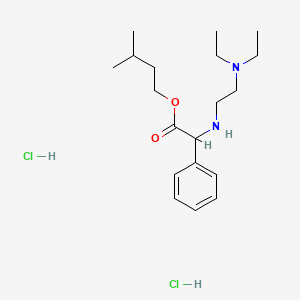 Glycine, N-(2-(diethylamino)ethyl)-2-phenyl-, isop...