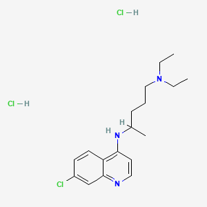 4-N-(7-chloroquinolin-4-yl)-1-N,1-N-diethylpentane...