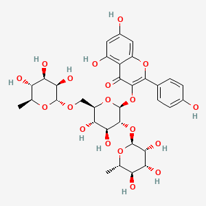 4H-1-Benzopyran-4-one, 3-((O-6-deoxy-alpha-L-manno...