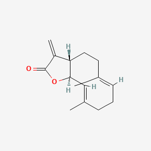 Germacra-1(10),11(13)-trien-12-oic acid, 6alpha-hydroxy-, gamma-lactone, (E,E)-