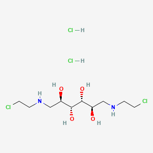 (2R,3R,4R,5R)-1,6-bis(2-chloroethylamino)hexane-2,...