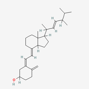 (1S,3E)-3-[2-[(1R,3aS,7aR)-1-[(E,2R,5S)-5,6-dimethylhept-3-en-2-yl]-7a-methyl-2,3,3a,5,6,7-hexahydro-1H-inden-4-ylidene]ethylidene]-4-methylidenecyclohexan-1-ol