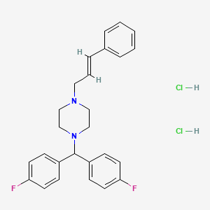 1-[Bis(4-fluorophenyl)methyl]-4-[(E)-3-phenylprop-...