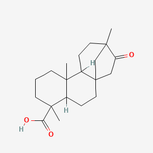 5,9,13-Trimethyl-14-oxotetracyclo[11.2.1.01,10.04,9]hexadecane-5-carboxylic acid