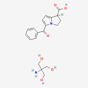 1,3-dihydroxy-2-(hydroxymethyl)propan-2-aminium 5-benzoyl-2,3-dihydro-1H-pyrrolizine-1-carboxylate