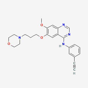N-(3-Ethynylphenyl)-7-methoxy-6-(3-(4-morpholinyl)propoxy)-4-quinazolinamine S537614