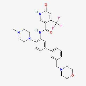 N-(4-(4-Methylpiperazin-1-Yl)-3'-(Morpholinomethyl)-[1,1'-Biphenyl]-3-Yl)-6-Oxo-4-(Trifluoromethyl)-1,6-Dihydropyridine-3-Carboxamide S537996