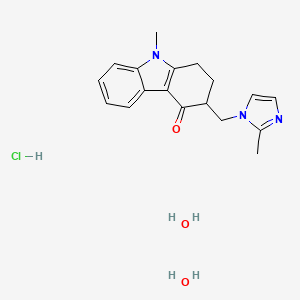 9-methyl-3-[(2-methylimidazol-1-yl)methyl]-2,3-dihydro-1H-carbazol-4-one Hydrate Hydrochloride