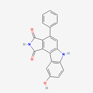 9-Hydroxy-4-phenylpyrrolo[3,4-C]carbazole-1,3(2H,6H)-dione S538745
