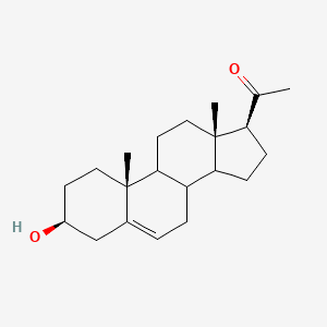 1-[(3S,10R,13S,17S)-3-hydroxy-10,13-dimethyl-2,3,4,7,8,9,11,12,14,15,16,17-dodecahydro-1H-cyclopenta[a]phenanthren-17-yl]ethanone