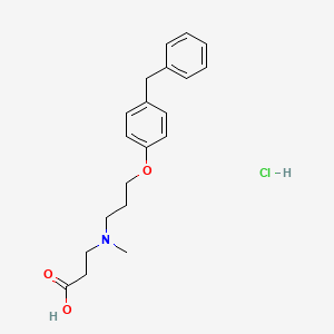 3-(Methyl(3-(4-(phenylmethyl)phenoxy)propyl)amino)propanoic acid S542716