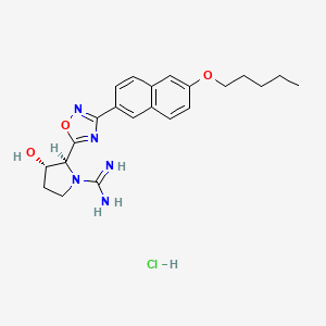 (2S,3S)-3-hydroxy-2-[3-(6-pentoxynaphthalen-2-yl)-...