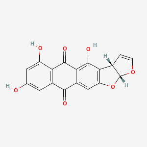 4,6,8-Trihydroxy-3a,12a-dihydroanthra[2,3-b]furo[3...