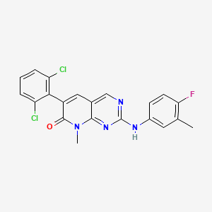 6-(2,6-Dichlorophenyl)-2-[(4-Fluoro-3-Methylphenyl)amino]-8-Methylpyrido[2,3-D]pyrimidin-7(8h)-One S547888