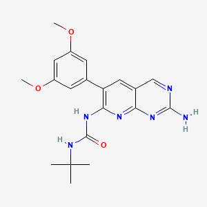 1-[2-Amino-6-(3,5-dimethoxyphenyl)pyrido[2,3-d]pyrimidin-7-yl]-3-tert-butylurea S547957