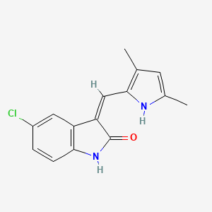 (Z)-5-Chloro-3-((3,5-dimethyl-1H-pyrrol-2-yl)methylene)indolin-2-one