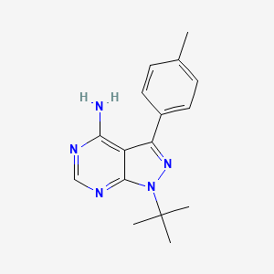 1-(tert-Butyl)-3-(p-tolyl)-1H-pyrazolo[3,4-d]pyrimidin-4-amine
