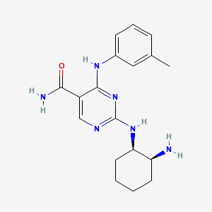 2-{[(1r,2s)-2-Aminocyclohexyl]amino}-4-[(3-Methylphenyl)amino]pyrimidine-5-Carboxamide
