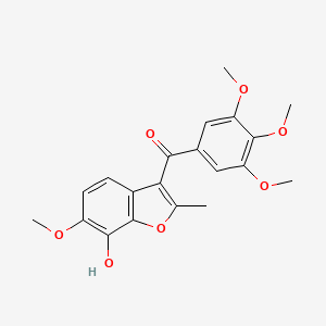 2-Methyl-7-hydroxy-3-(3,4,5-trimethoxybenzoyl)-6-methoxybenzofuran
