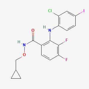 2-(2-chloro-4-iodophenylamino)-N-cyclopropylmethoxy-3,4-difluorobenzamide S548271