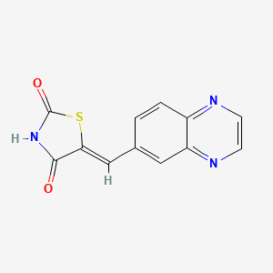 5-Quinoxalin-6-ylmethylene-thiazolidine-2,4-dione