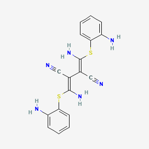 1,4-Diamino-2,3-dicyano-1,4-bis(o-aminophenylmercapto)butadiene