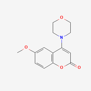6-methoxy-4-morpholino-2H-chromen-2-one