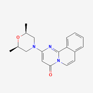 2-((2S,6R)-2,6-Dimethyl-morpholin-4-yl)-pyrimido[2,1-a]isoquinolin-4-one