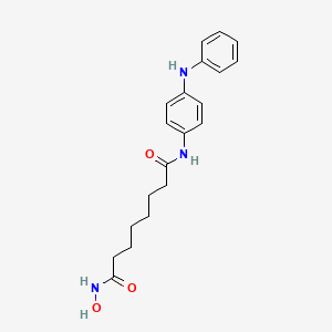 N-(4-anilinophenyl)-N'-hydroxyoctanediamide