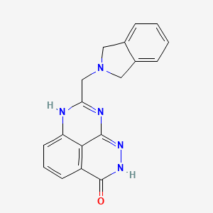3H-Pyridazino[3,4,5-de]quinazolin-3-one, 8-[(1,3-dihydro-2H-isoindol-2-yl)methyl]-1,2-dihydro-