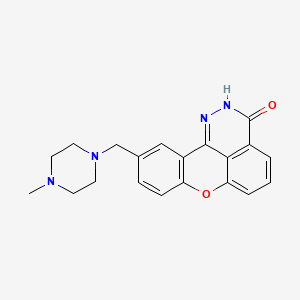 10-((4-Methylpiperazin-1-yl)methyl)chromeno(4,3,2-de)phthalazin-3(2H)-one