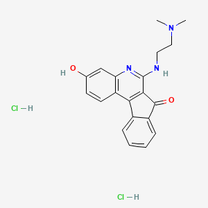 6-((2-(dimethylamino)ethyl)amino)-3-hydroxy-7H-indeno(2,1-c)quinolin-7-one dihydrochloride