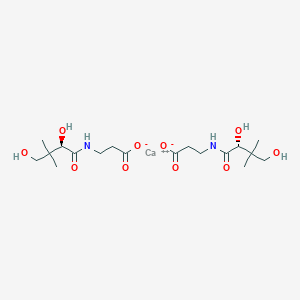 3-[(2R)-2,4-dihydroxy-3,3-dimethylbutanamido]propanoic acid calcium