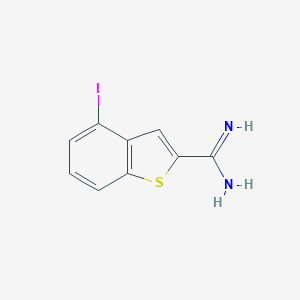 4-Iodo-1-benzothiophene-2-carboximidamide S567515