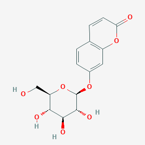 7-[3,4,5-Trihydroxy-6-(hydroxymethyl)oxan-2-yl]oxychromen-2-one